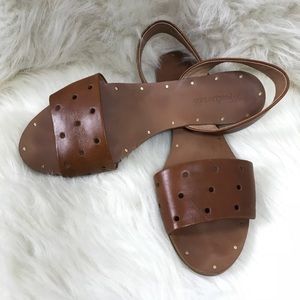 MADEWELL Leather Flats / Sandals NWOT Boho chic